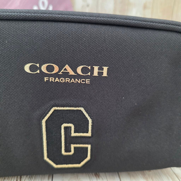 Coach Toiletry Cosmetics bag black - Picture 2 of 7